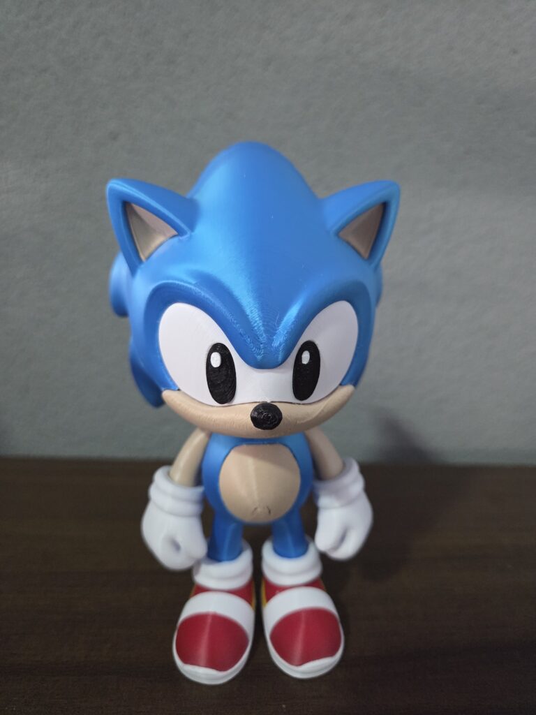 Sonic 3D – Boneco Decorativo Personalizado