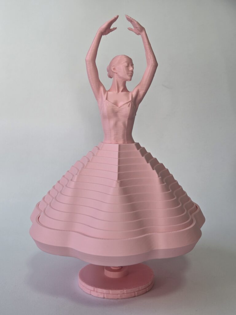 Bailarina Articulada 3D – Boneca Fidget para Decoração e Coleção